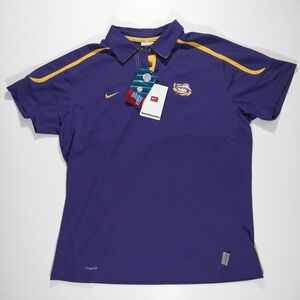 Nike LSU Tigers women's size large dri fit polo